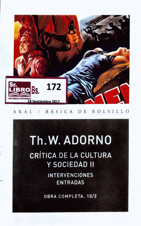 Cr&iacute;tica de la cultura y sociedad II